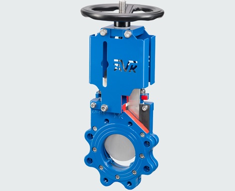 AVK knife gate valve series 702 cutaway