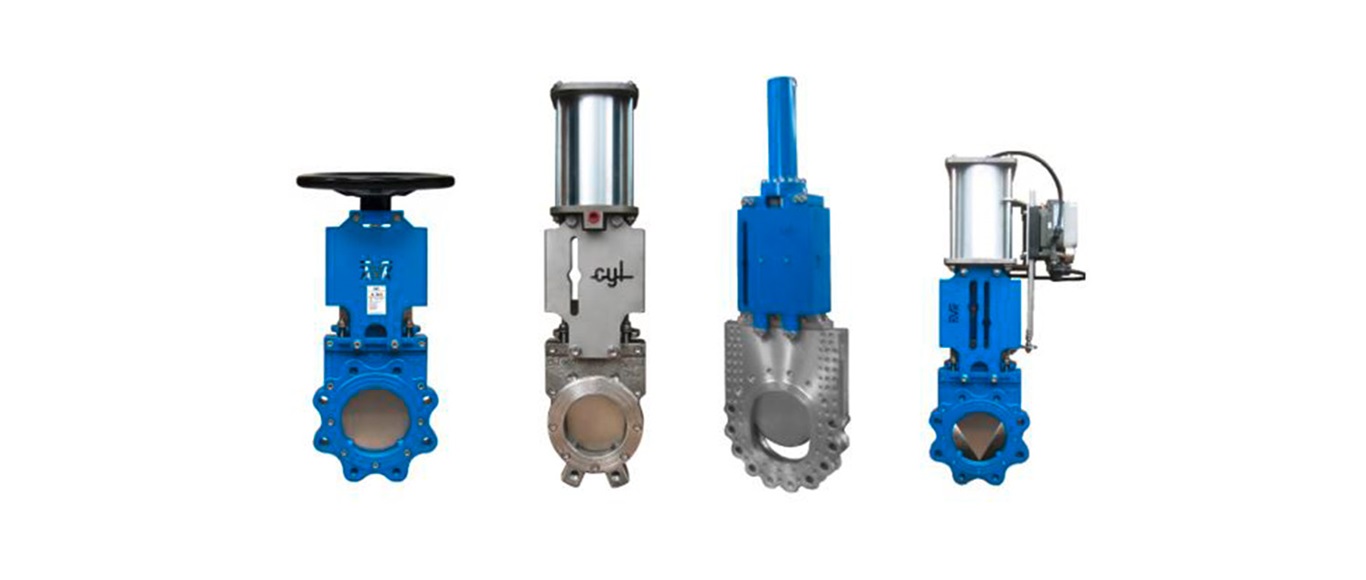 Knife gate valves 